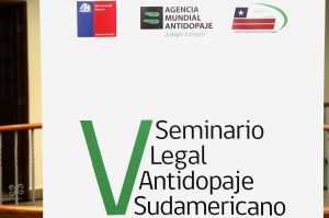 En Santiago fue inaugurado el V Seminario Legal Antidopaje Sudamericano, la bienvenida estuvo a cargo de Pablo Squella, Pdte. de la Comisión Nacional de Control de Dopaje, María José Pesce, representante de WADA AMA para Sudamérica y de Manuel Tapia, jefe de la División de Actividad Física y Deportes del Mindep. 08/03/2016 Santiago, Chile Foto: Max Montecinos/Mindep